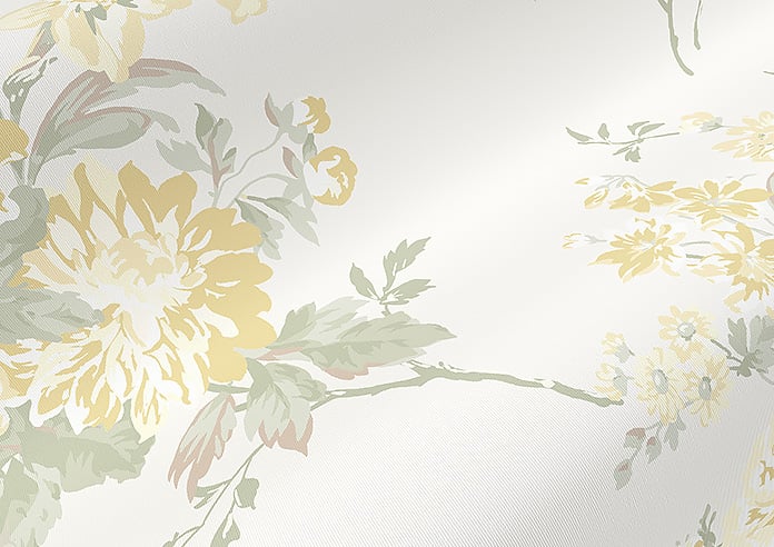 Shabby Chic by Rachel Ashwell Rose Chintz (Blackout), Yellow - Twist&Fit Roller Blind - Image 4